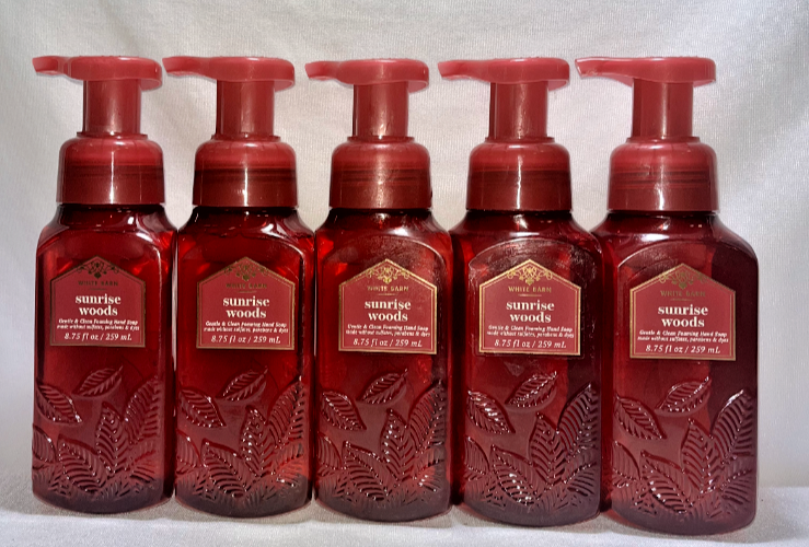 5 Sunrise Woods Gentle Foaming Hand Soap Bath & Body Works 8.75 fl oz