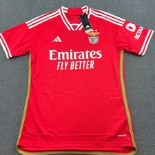 BNWT Benfica Adidas 2023-2024 Home Football Jersey Mens Medium Adult Red Shirt
