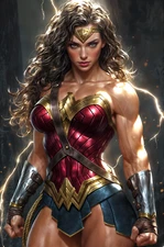 WONDER WOMAN 19 Fine Art Print 13x19 Limited Edition 1/30 DC Justice League