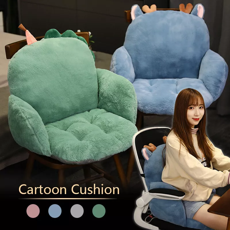 Cute Animals Plush Chair Cushion Child Seat Cushion Sofa Back Pillow Soft  Mat