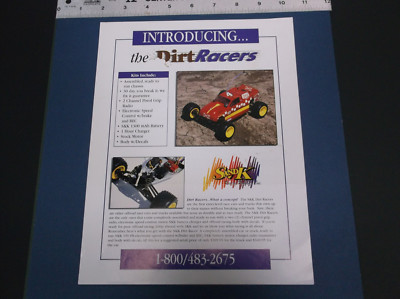 VINTAGE S AND K R/C DIRT RACERS OFFROAD TRUCK #DR1000T CAR #DR1000C LITERATURE 