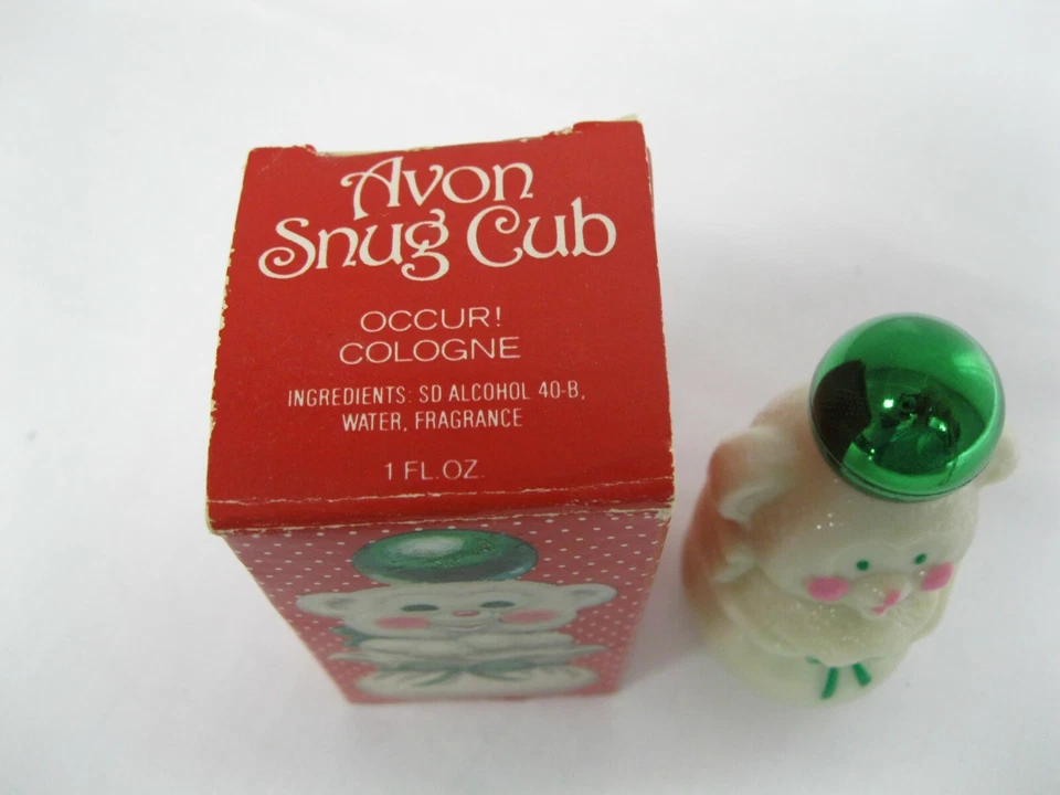 AVON SNUG CUB BEAR OCCUR! COLOGNE; VINTAGE FULL BOTTLE; NEW OLD STOCK W/BOX - Image 2 of 2