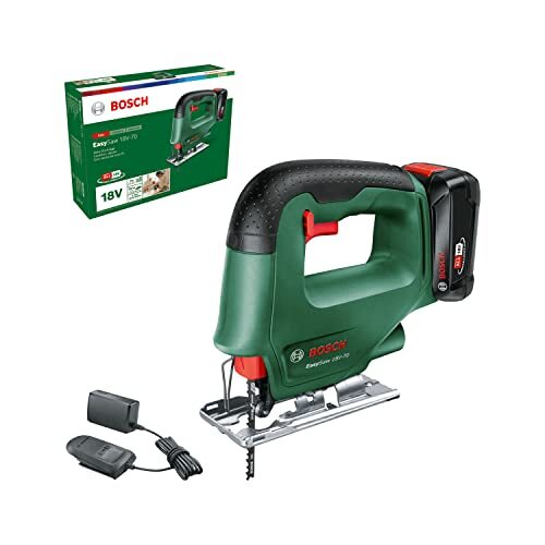 Bosch EasySaw - Seghetto alternativo a batteria 18 V-70 (batteria da 2,0 (X2j)
