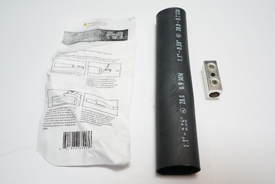 New Morris 67003 Splice Kit 2 Screw Connector Heat Shrinking Tubing 8-2/0 AWG