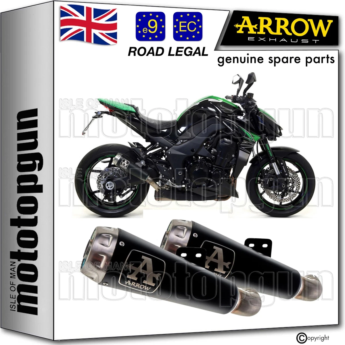 ARROW EXHAUST O PRO RACE BLACK KAWASAKI Z1000 Z 1000 2020 20 eBay