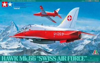 Tamiya 89784 1/48 Aircraft Model Kit BAE Hawk MK.66 RAF Royal/Swiss Air Force