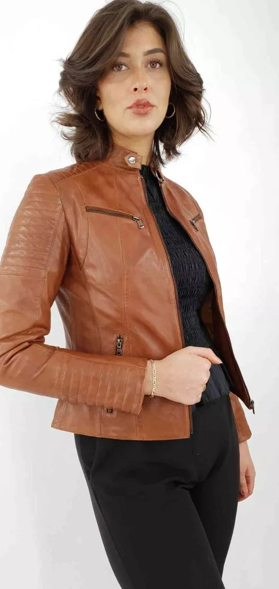 Nappa leather jacket