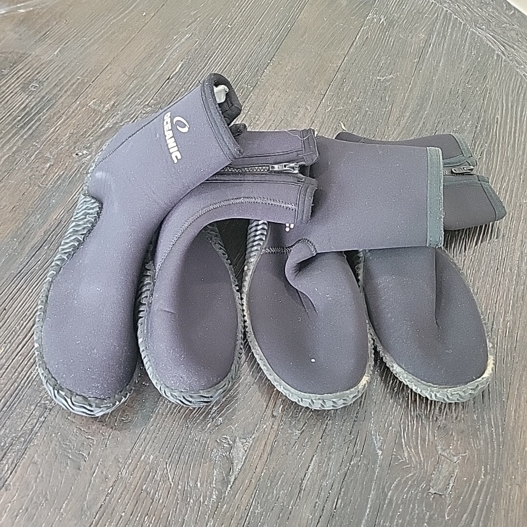 2x Pairs Of Oceanic Scuba Dive Boots Size Size 1011, Size 12 eBay