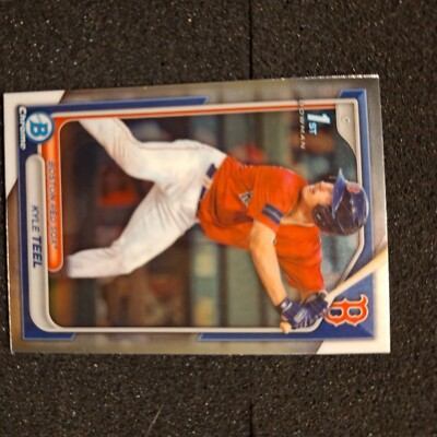 #ad #ad Kyle Teel 2024 Bowman #BCP 48 Chrome Prospects Boston Red Sox $1.50