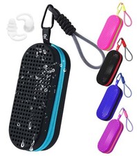 Swim Goggle Case For Swimming Goggles Protective Pool Goggles Cases with Clip...