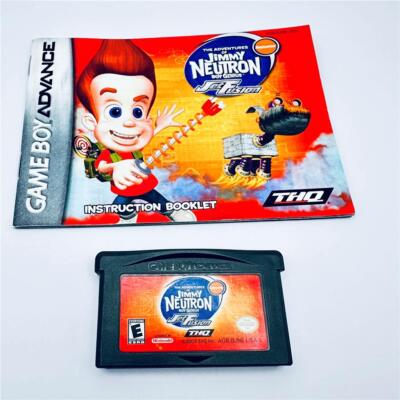 Adventures of Jimmy Neutron Boy Genius: Jet Fusion (Nintendo Game Boy  Advance, 785138321493|