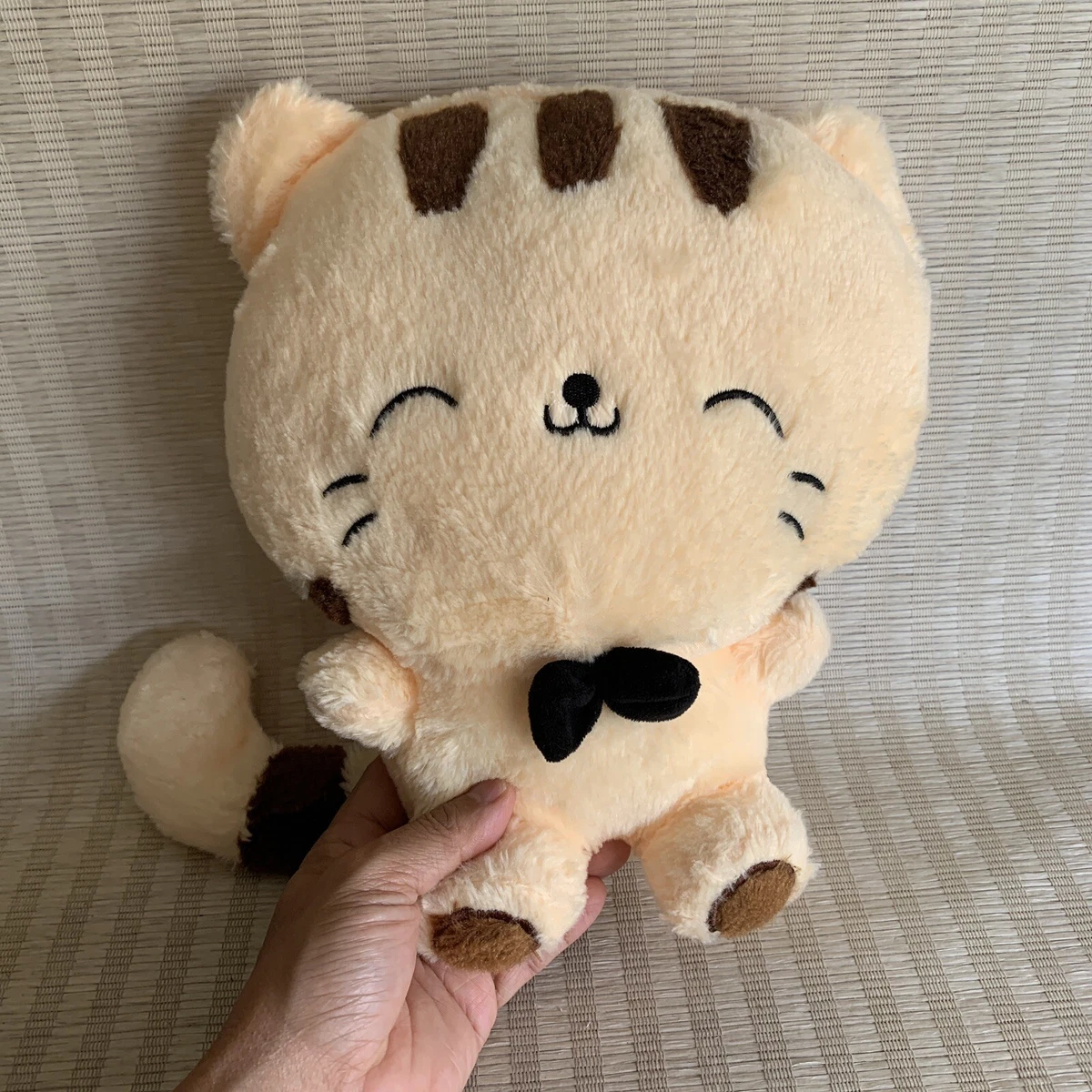 Kawaii Cute Tabby Cat Kitten Plush 12 Big Head Super Soft Large Stuffed  Animal