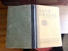 1925 Hungary/Hungarian School Lesson Book Betu Orszag Good Used Condition