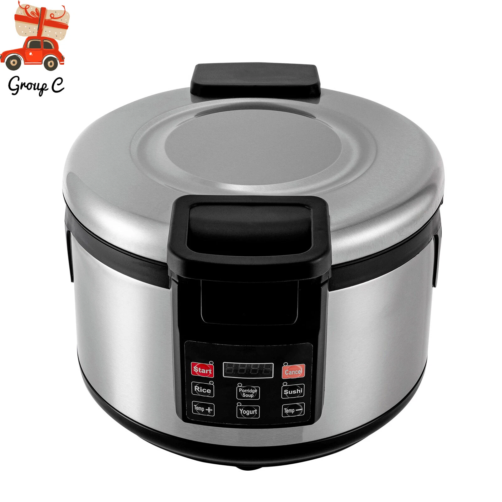 19L Commercial Rice Stainless Steel Electric Rice Warmer Soup Porridge