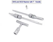DHS and DCS Reamer with T-Handle veterinary instrument
