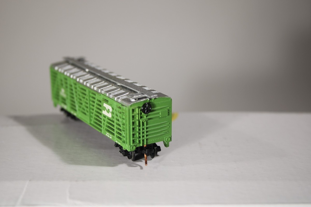 N Scale Burlington Northern BN 508590 Green Stock car | eBay
