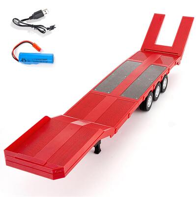【Huina 1501専用】Huina 1502 1/18 フラットトレーラー Plastic Semi Trailer Flatbed 1502 for 1/18 Tractor Truck