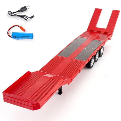 Plastic Semi Trailer Flatbed 1502 for 1/18 Tractor Truck HUINA 1501 Upgrade Part - Picture 2 of 14