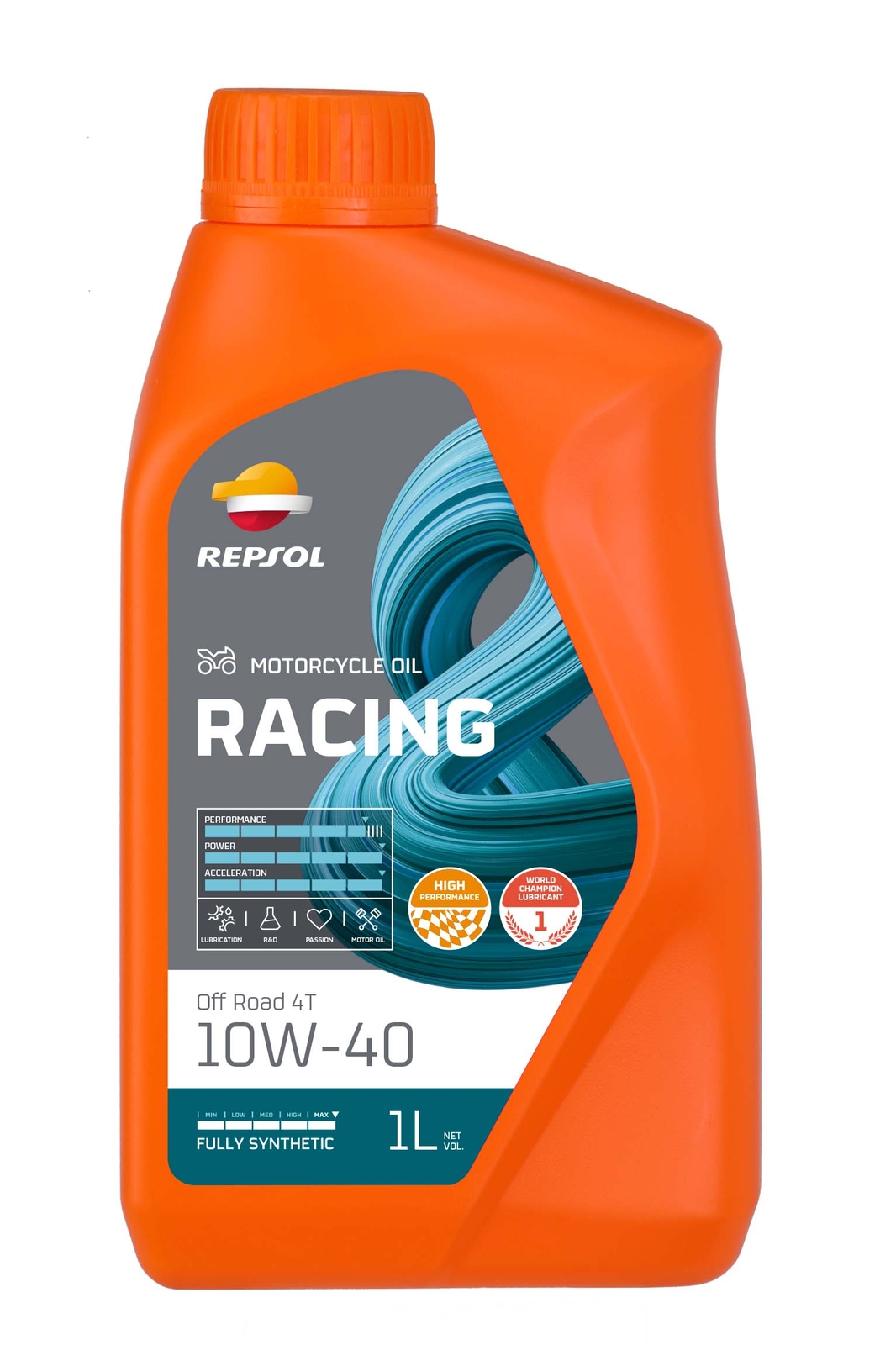 Bottiglia Repsol Racing Off Road 4t 10w-40 1l Moto Motore Ricambi
