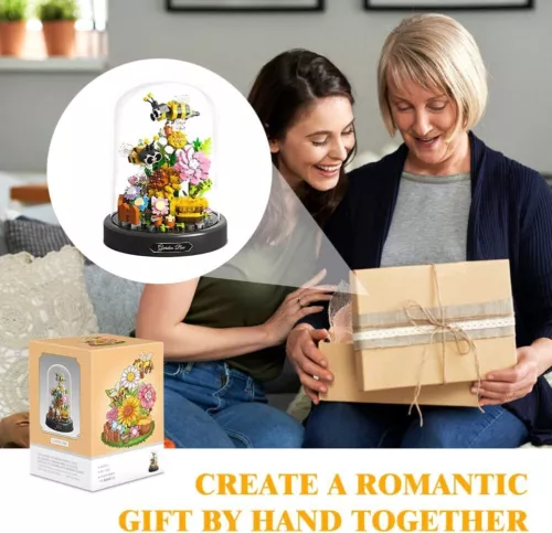 Fiori pianta ape mattoncini di bloccaggio kit di costruzione regalo IT - Foto 9 di 13