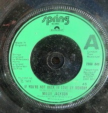 MILLIE JACKSON If You're Not Back In Love By Monday/A little Taste Of Outside...