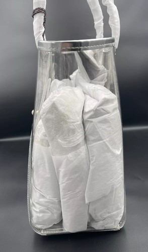 495 $ Sophia Webster Dina Gem Beuteltasche durchsichtig silber Tragetasche + abnehmbare Geldbörse - Bild 5 von 9