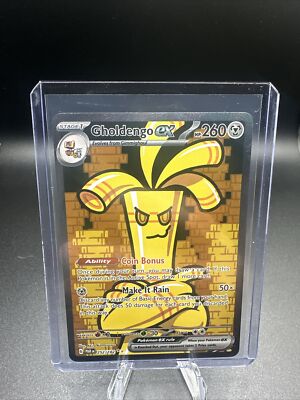 Pokemon TCG Card Gholdengo EX 252/182 Paradox Rift Special Pokemon TCG Card Gholdengo EX 252/182 Paradox Rift Special