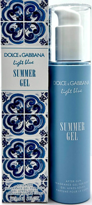 DOLCE & GABBANA LIGHT BLUE SUMMER FRAGRANCE GEL AFTER SUN 5.0 Oz /  150 ml NEW!