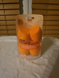 Real Techniques 1553 Miracle Complexion Sponges - Orange, Pack of 4