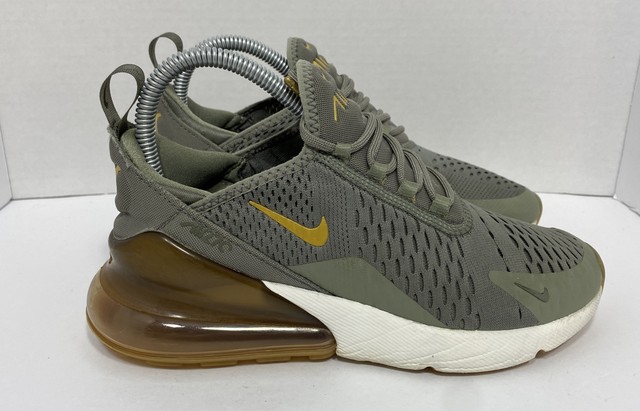 Air Max 270 WMNS Dark Stucco AV4827 001 Metallic Gold Used Womenâs Size 6.5 for sale online