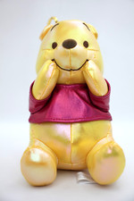 Porte-clés peluche Disney Store Winnie l'ourson avec breloque perle ourson sé...