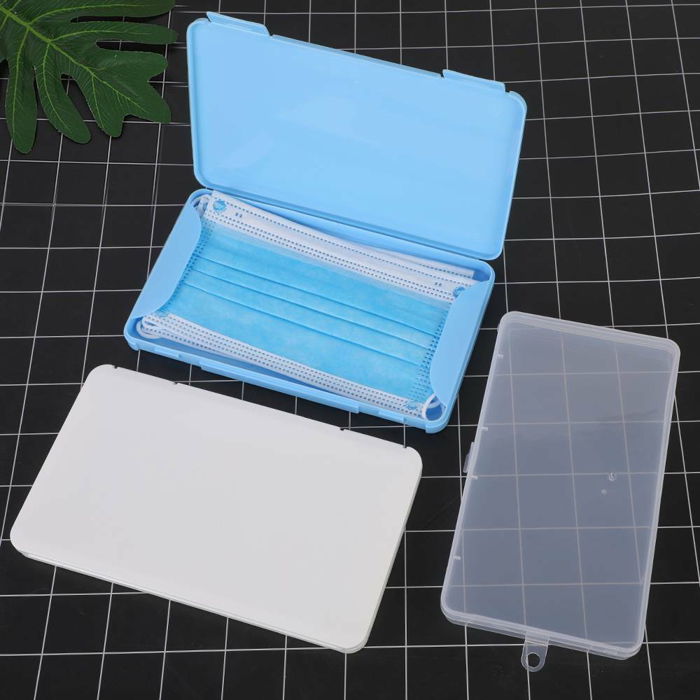 Portable Face Mask Storage Container PP Protection Case Box Organizer