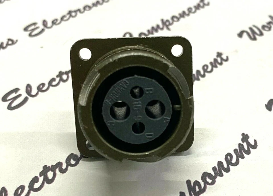 1pcs - ITT CA3102E16-9SBF80 CANNON FMALE 4P SILVER CRIMP CIRCULAR CONNECTOR - Image 3 of 4