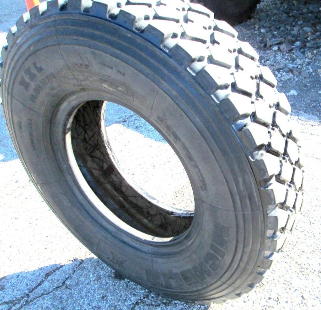 Michelin XZL 11.00 x 20 Radial Tire 42 Inch Diameter 70% Military