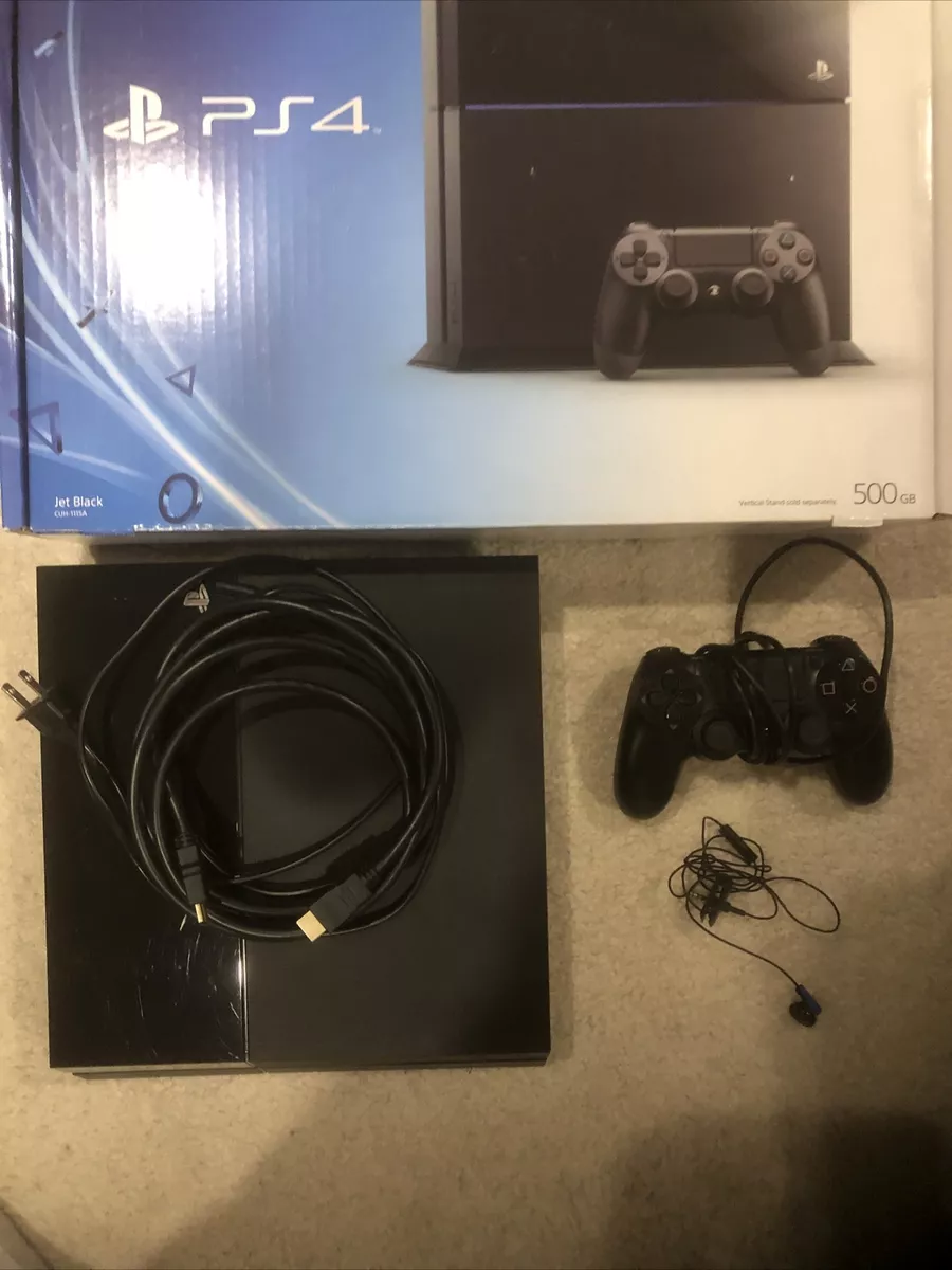 Sony PlayStation 4 500GB Jet Black Console for sale online