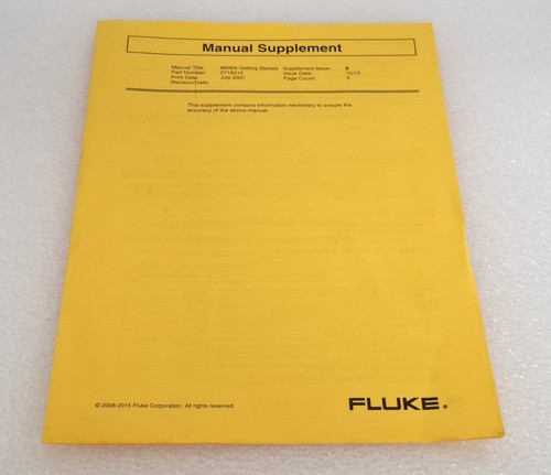Fluke 8808A 5,5-stelliges Tisch-Digital-Multimeter TRMS 1kV 10A - Bild 14 von 14