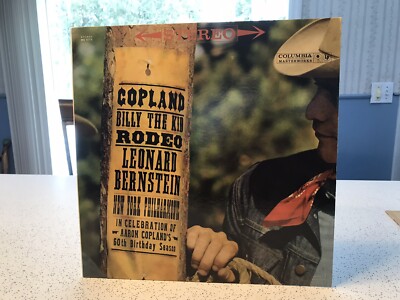Copland -pLeonard Bernstein  Lp Billy The Kid  Columbia VG+Condition