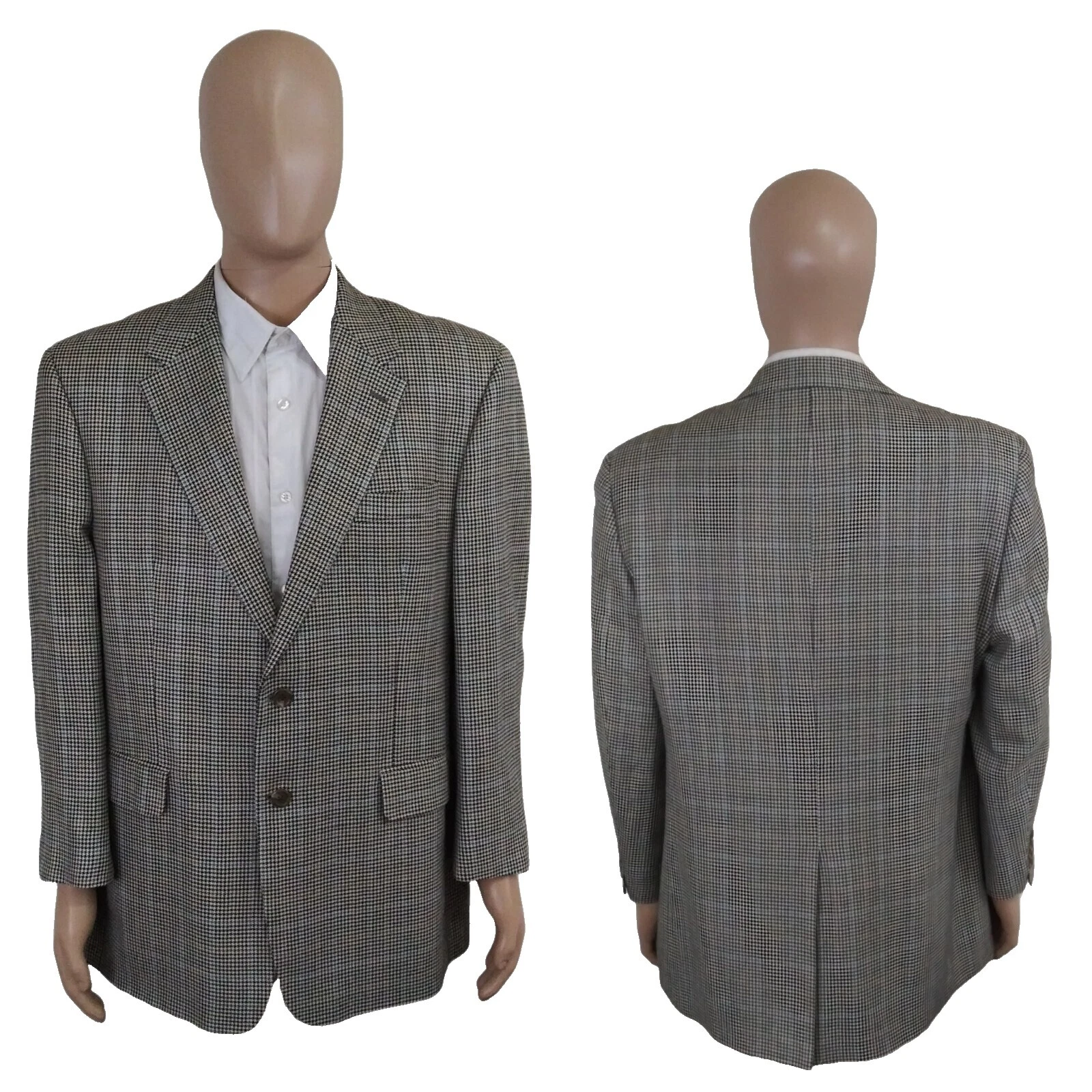 Verificação de Seda Chaps conjuntos e Blazers para Homens