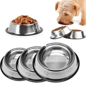 Kennel Club Large Stainless Steel Dog Bowl Pet Food Feeder Variety