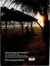Visa Keeping up with you 1978 Original Vintage Print Ad