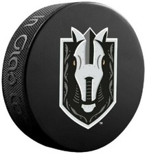 AHL TEAM LOGO style HENDERSON SILVER KNIGHTS 2020-2024 PUCK  - #Bl-LAST1