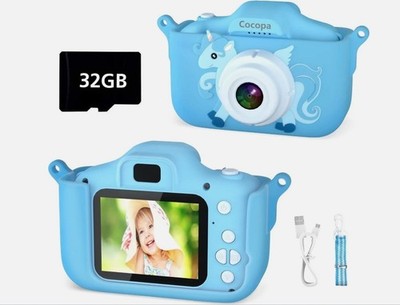 Cocopa Kinder Digitalkamera 3+ MIT 32GB SD 1080P HD Video