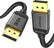 Long DisplayPort 2.1 Cable 15FT 54Gbps 16K 30Hz 8K 120Hz 4K 240Hz FreeSync