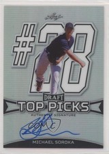 2015 Leaf Metal Draft Top Picks Michael Soroka #TP-MS1 Auto 00bo