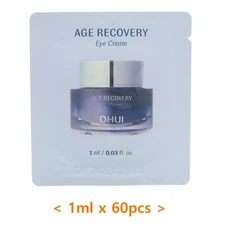 O HUI Age Recovery Eye Cream 1ml x 60pcs Anti Wrinkle Firming Elastic K-Beauty