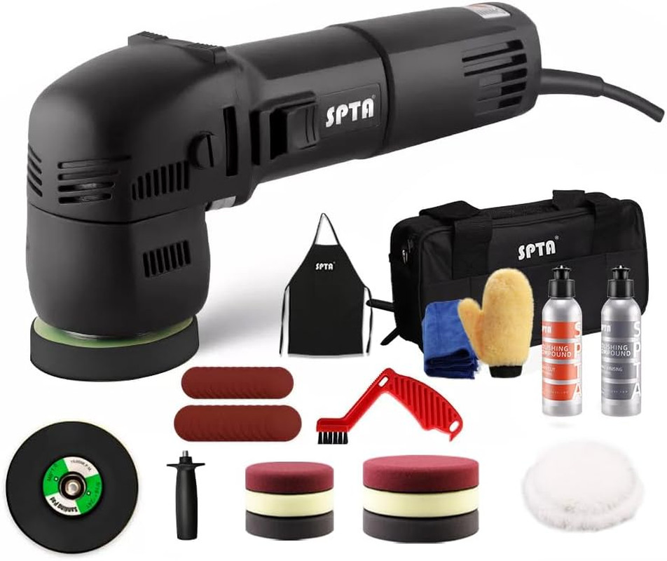 Mini Orbital Polisher - 3 Inch 10Mm/780W Variable Speed Dual