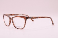 NEW LULU GUINNESS L928 BRN BROWN GREY MARBLE AUTHENTIC EYEGLASSES 55-16