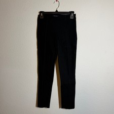Marciano Guess Black High Rise Skinny Trousers Side Zip Seam Detail Size 0