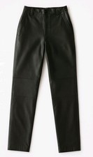 Michael Hoban North Beach Leather Pants Black Women XS 2 25 Vtg Biker 90s