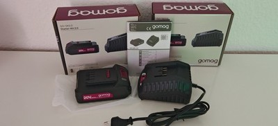 GOMAG-Starter-Kit 20V, Ladegerät und Akku Neu